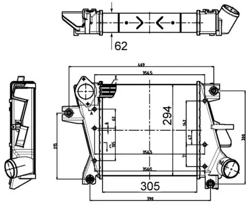 Chladič turba MAHLE CI 507 000S