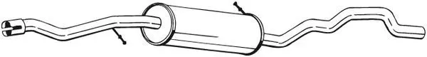 Střední tlumič výfuku BOSAL 288-305