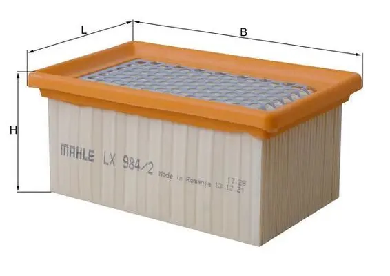 Vzduchový filtr MAHLE LX 984/2