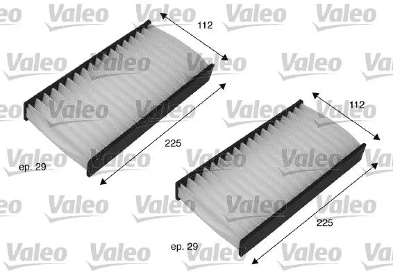 VALEO Filtr, vzduch v interiéru 698735