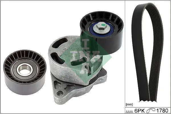 Sada žebrovaných klínových řemenů Schaeffler INA 529 0137 10
