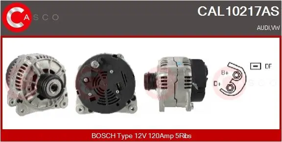 generátor CASCO CAL10217AS
