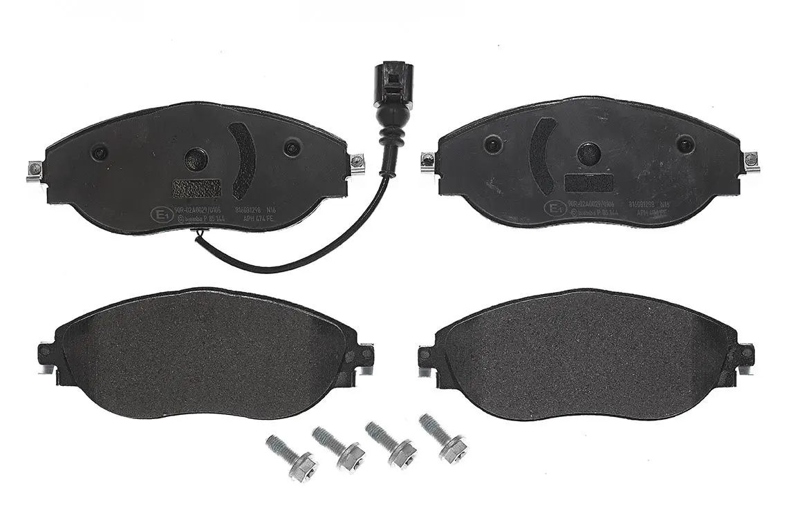 Sada brzdových destiček, kotoučová brzda BREMBO P 85 144X