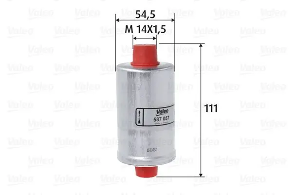 VALEO Palivový filtr 587057