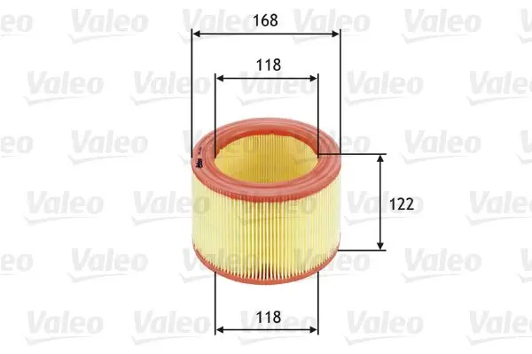 VALEO Vzduchový filtr 585600
