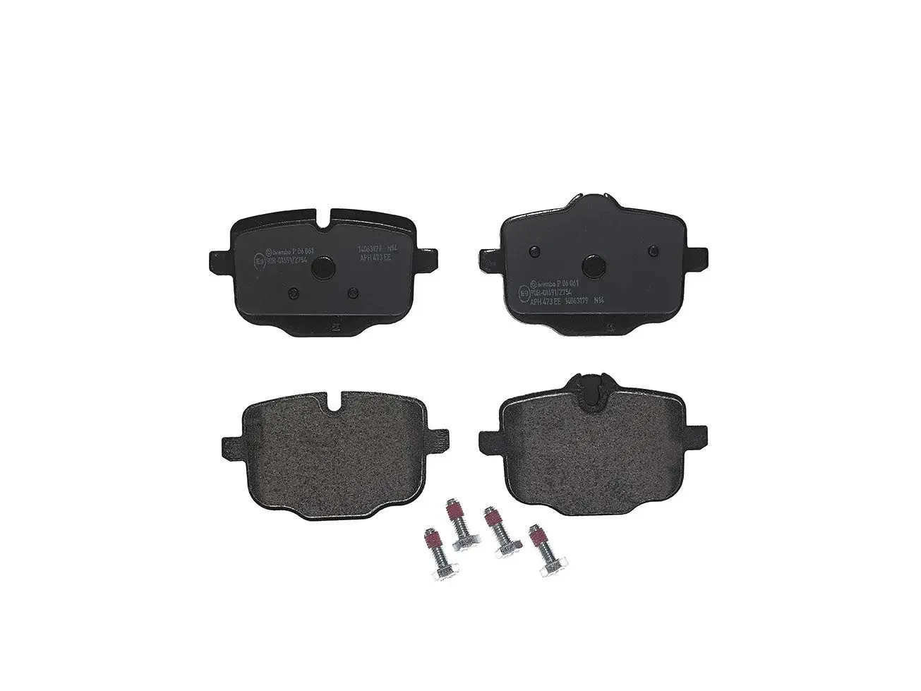 Sada brzdových destiček, kotoučová brzda BREMBO P 06 061