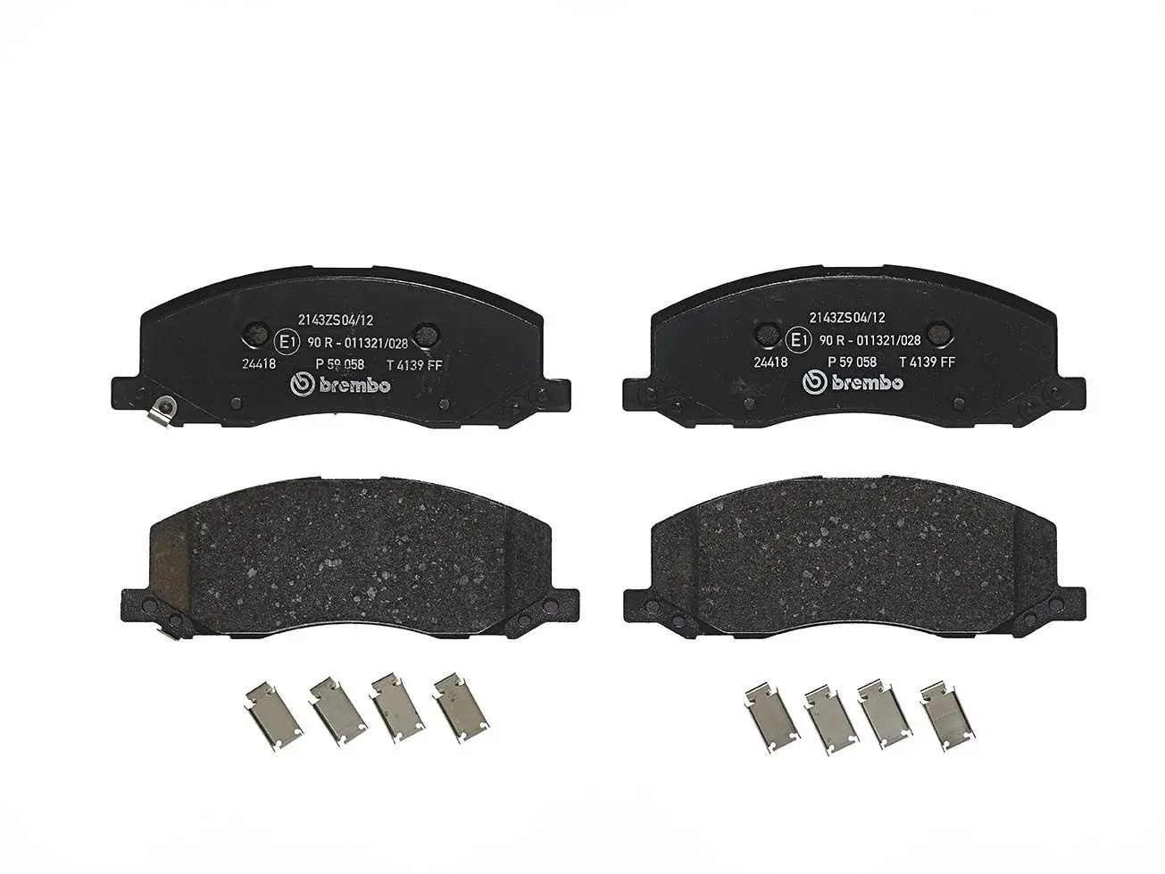 Sada brzdových destiček, kotoučová brzda BREMBO P 59 058