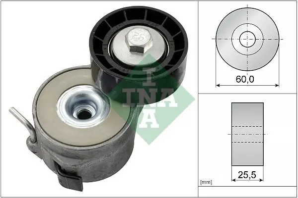 Napínák, žebrovaný klínový řemen Schaeffler INA 534 0400 10
