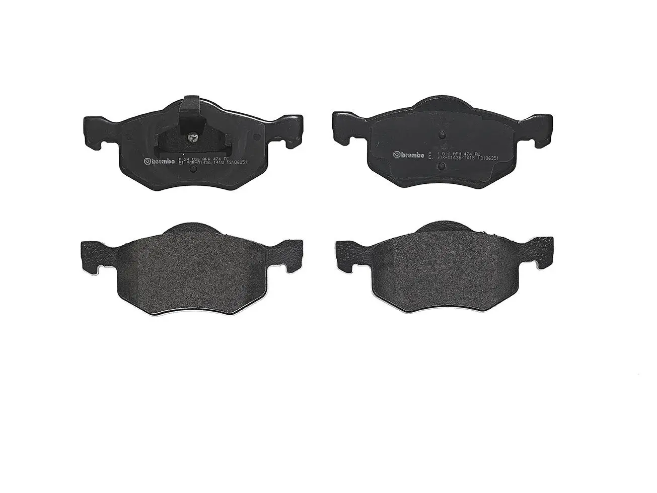 Sada brzdových destiček, kotoučová brzda BREMBO P 24 056