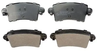 Sada brzdových destiček, kotoučová brzda DENCKERMANN B110897