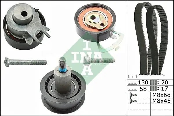 Sada rozvodového řemene Schaeffler INA 530 0538 10