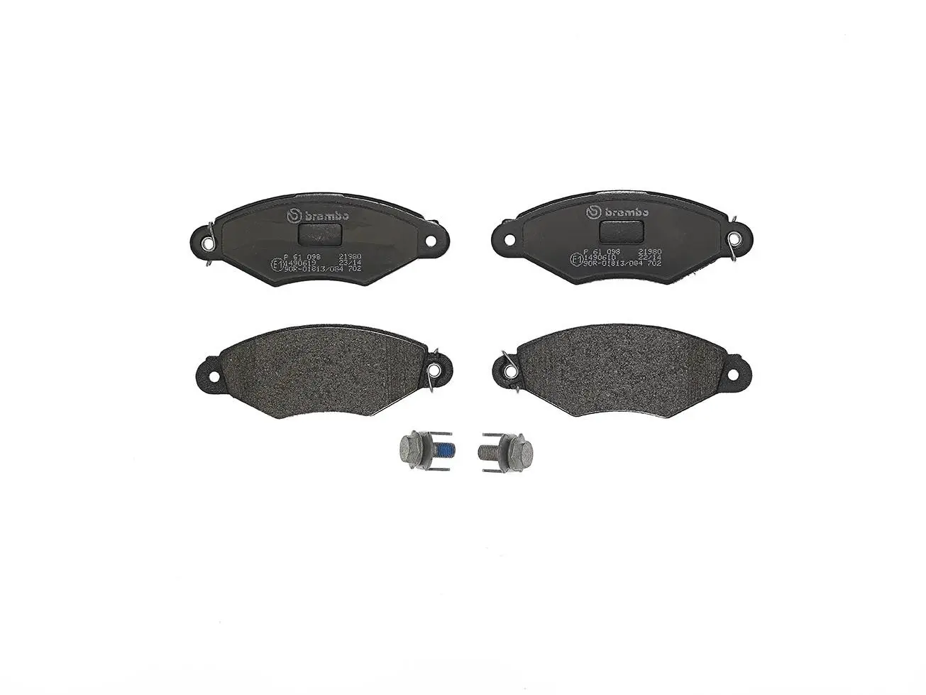 Sada brzdových destiček, kotoučová brzda BREMBO P 61 098