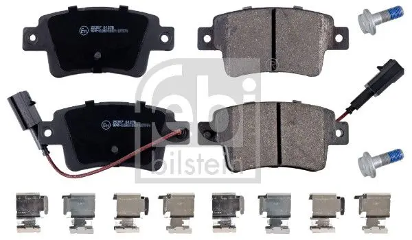 Sada brzdových destiček, kotoučová brzda FEBI BILSTEIN 16898