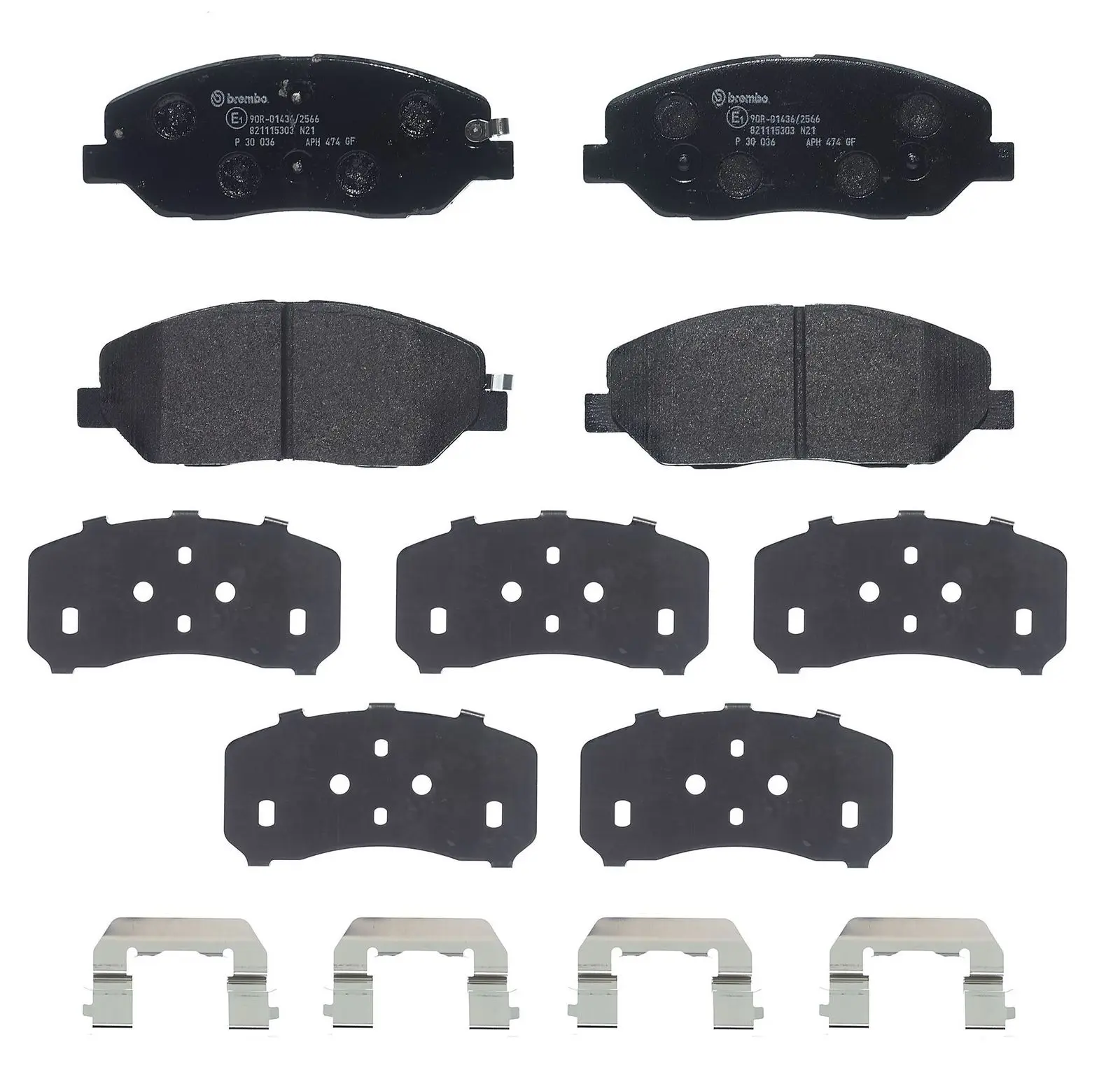 Sada brzdových destiček, kotoučová brzda BREMBO P 30 036