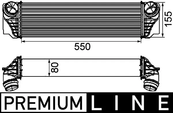 Chladič turba MAHLE CI 184 000P