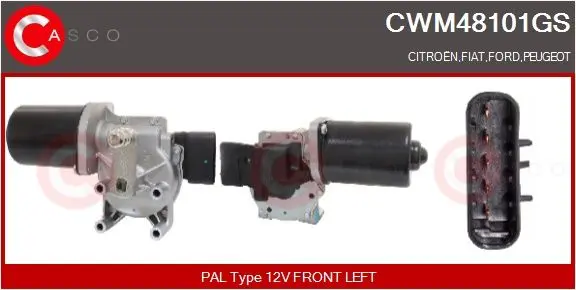 Motor stěračů CASCO CWM48101GS