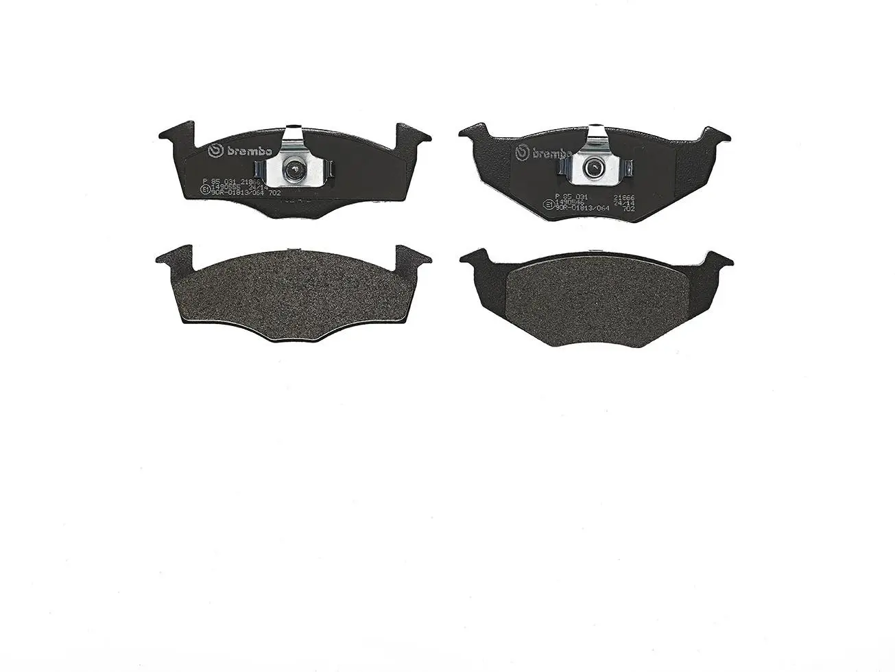 Sada brzdových destiček, kotoučová brzda BREMBO P 85 031
