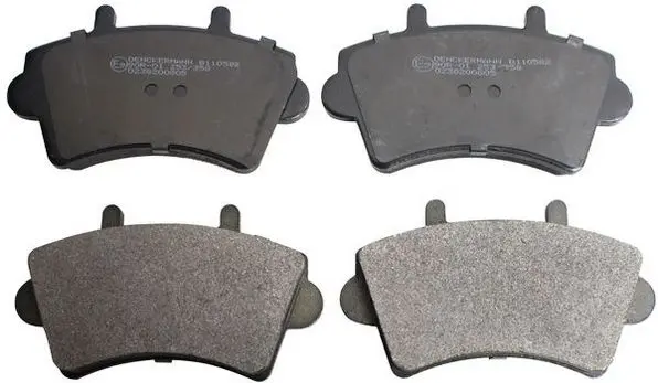 Sada brzdových destiček, kotoučová brzda DENCKERMANN B110582