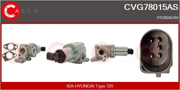 AGR-Ventil CASCO CVG78015AS