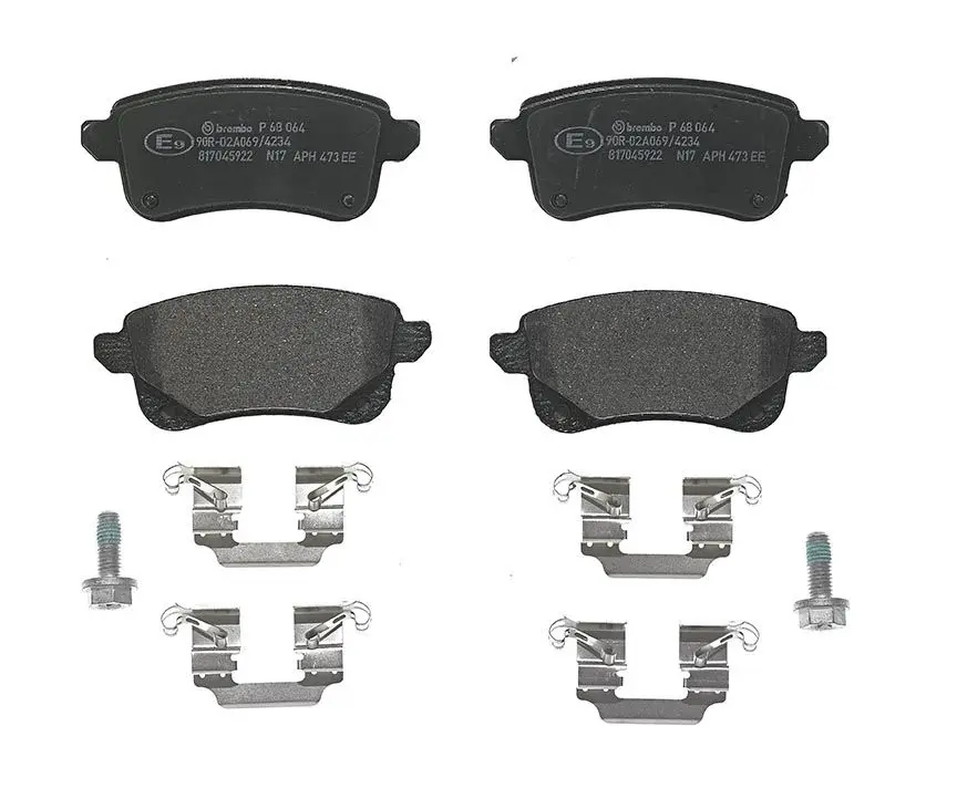Sada brzdových destiček, kotoučová brzda BREMBO P 68 064