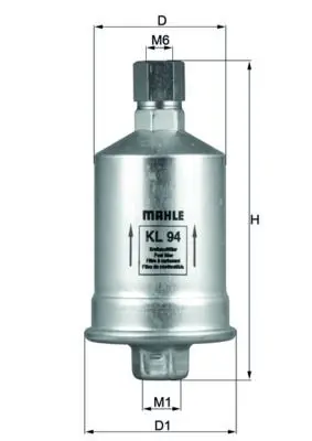 Palivový filtr MAHLE KL 94