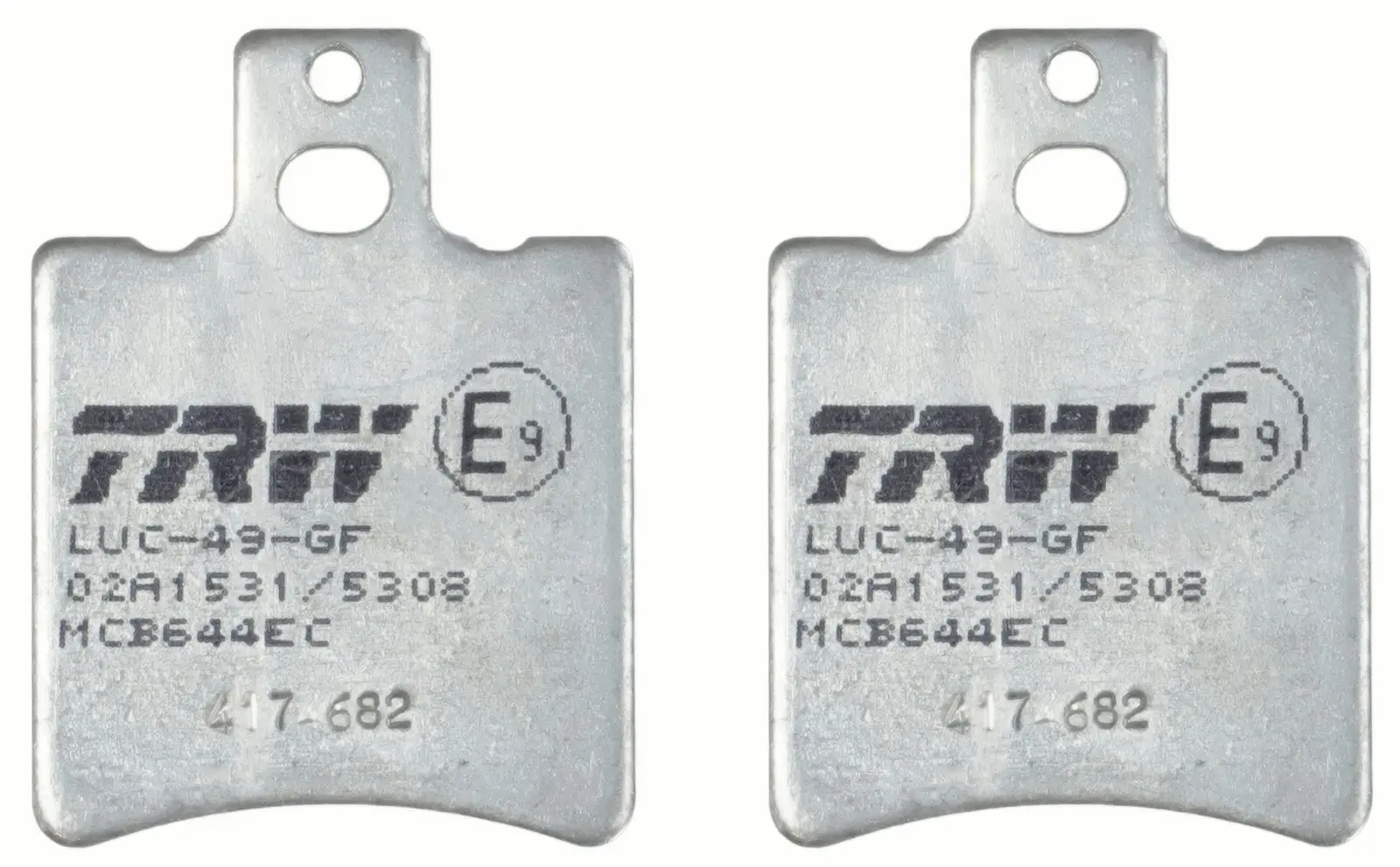 TRW ZF brzdové destičky KH193 ECO organické APRILIA RS 50 95-98, SR 50 93-04, YAMAHA YA/YM 50 95-98, YQ 50 AEROX 96-12, BWS 100 99-, přední (TRW ZF)