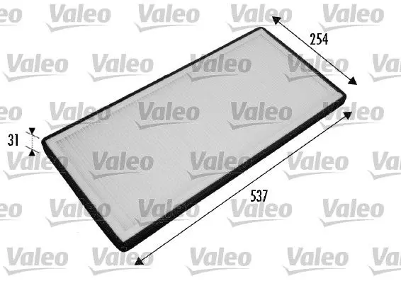 Filtr, vzduch v interiéru VALEO 698775