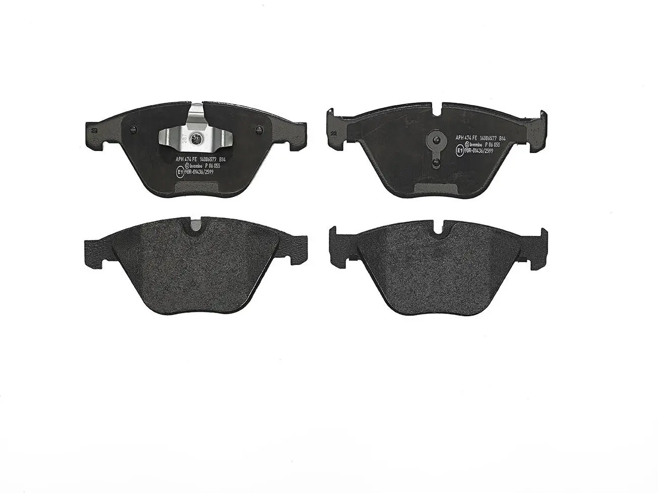 Sada brzdových destiček, kotoučová brzda BREMBO P 06 055