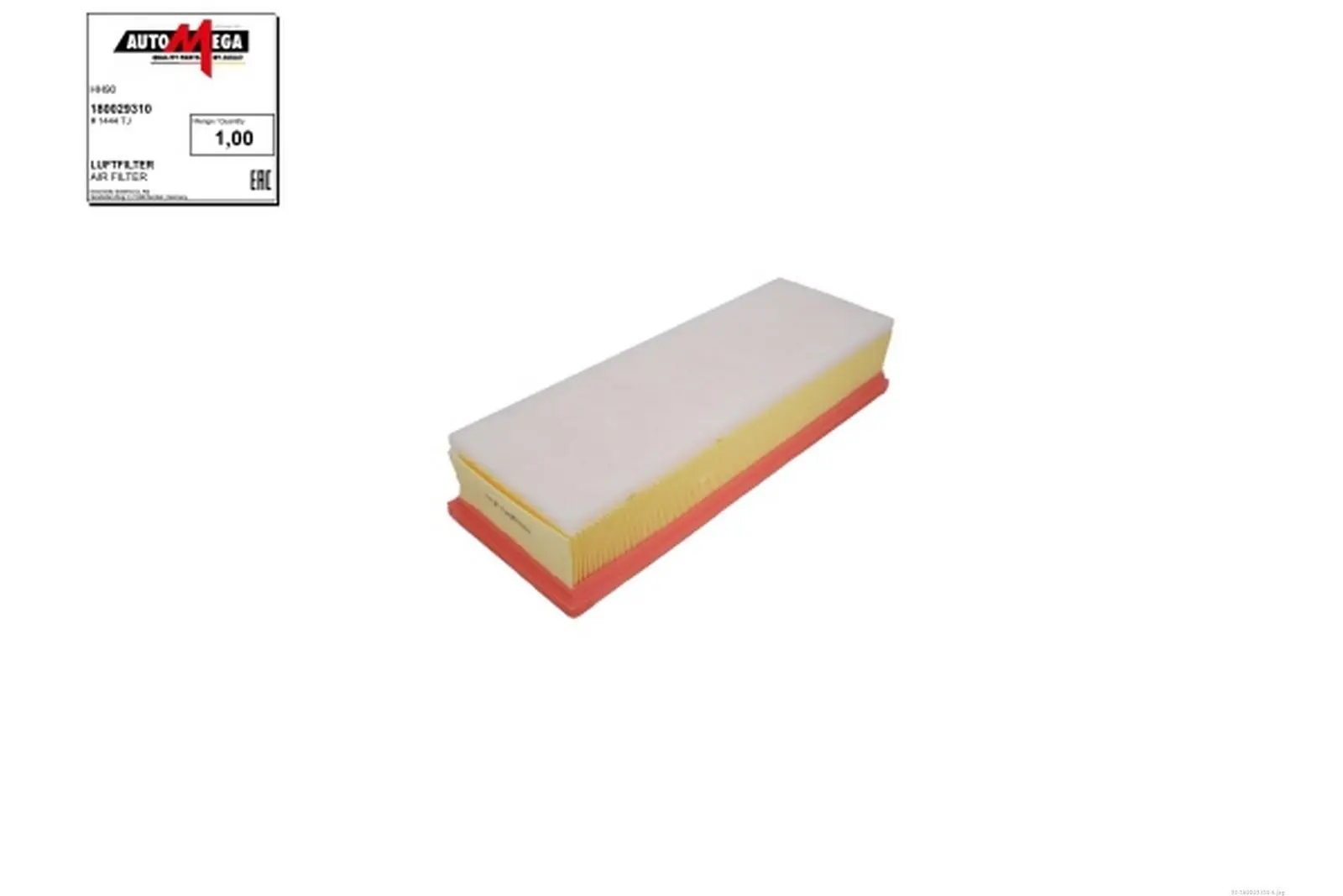 Vzduchový filtr AUTOMEGA 180029310