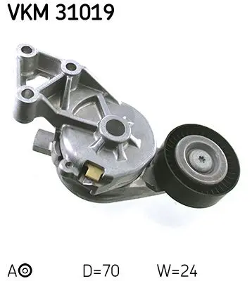 Napínák, žebrovaný klínový řemen SKF VKM 31019