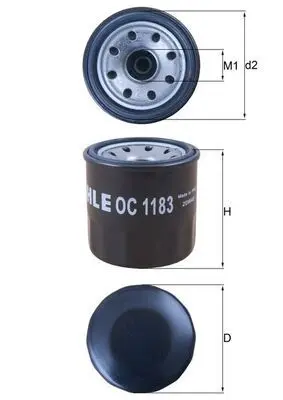 Olejový filtr KNECHT OC 1183