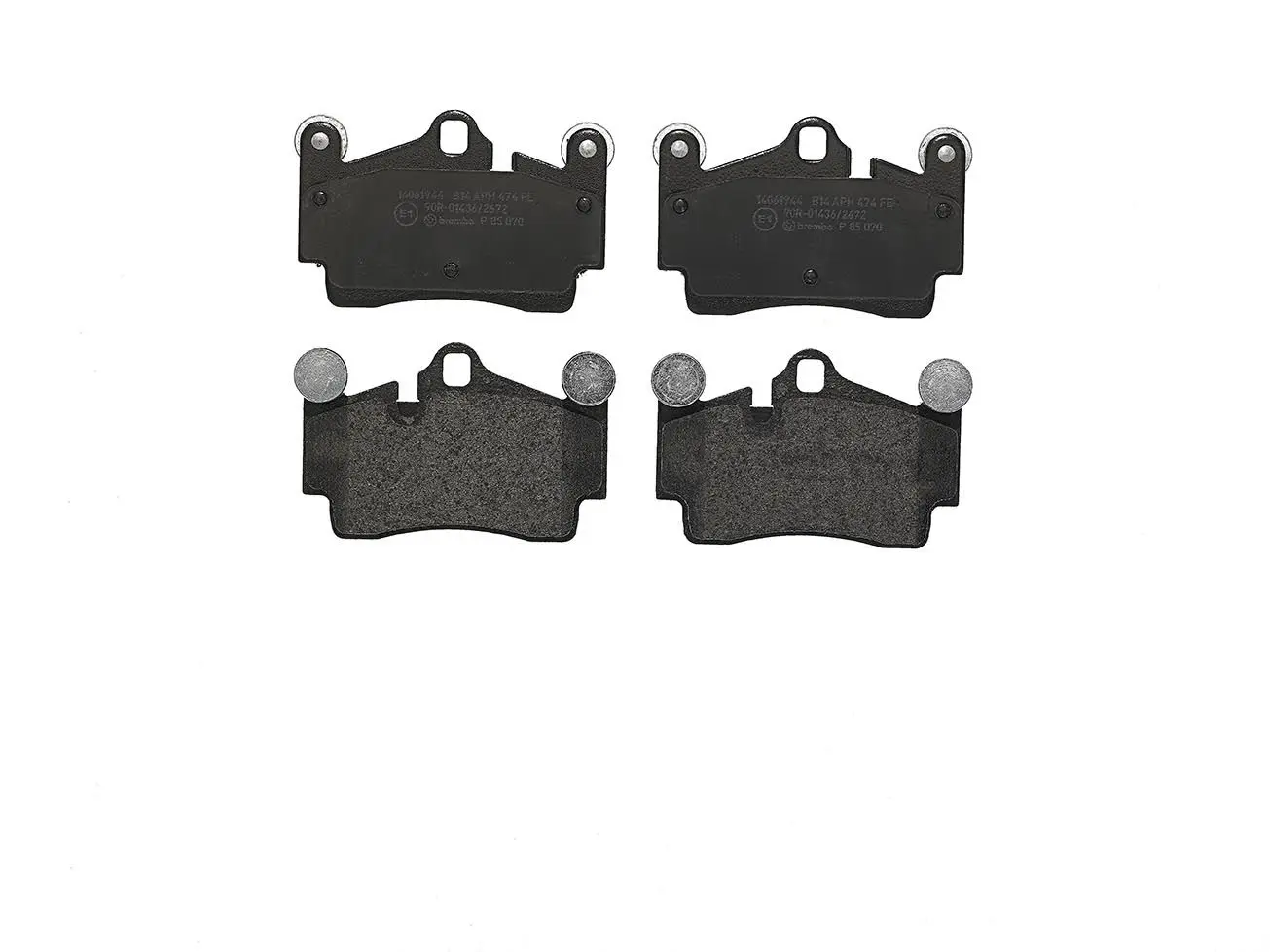 Sada brzdových destiček, kotoučová brzda BREMBO P 85 070