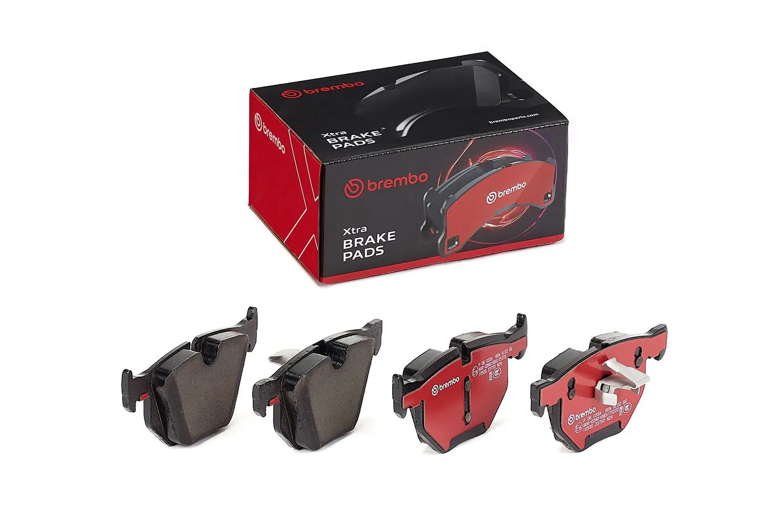 Sada brzdových destiček, kotoučová brzda BREMBO P 06 033X