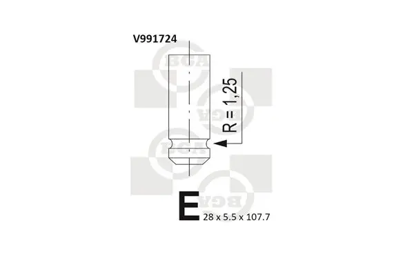 Výfukový ventil BGA V991724