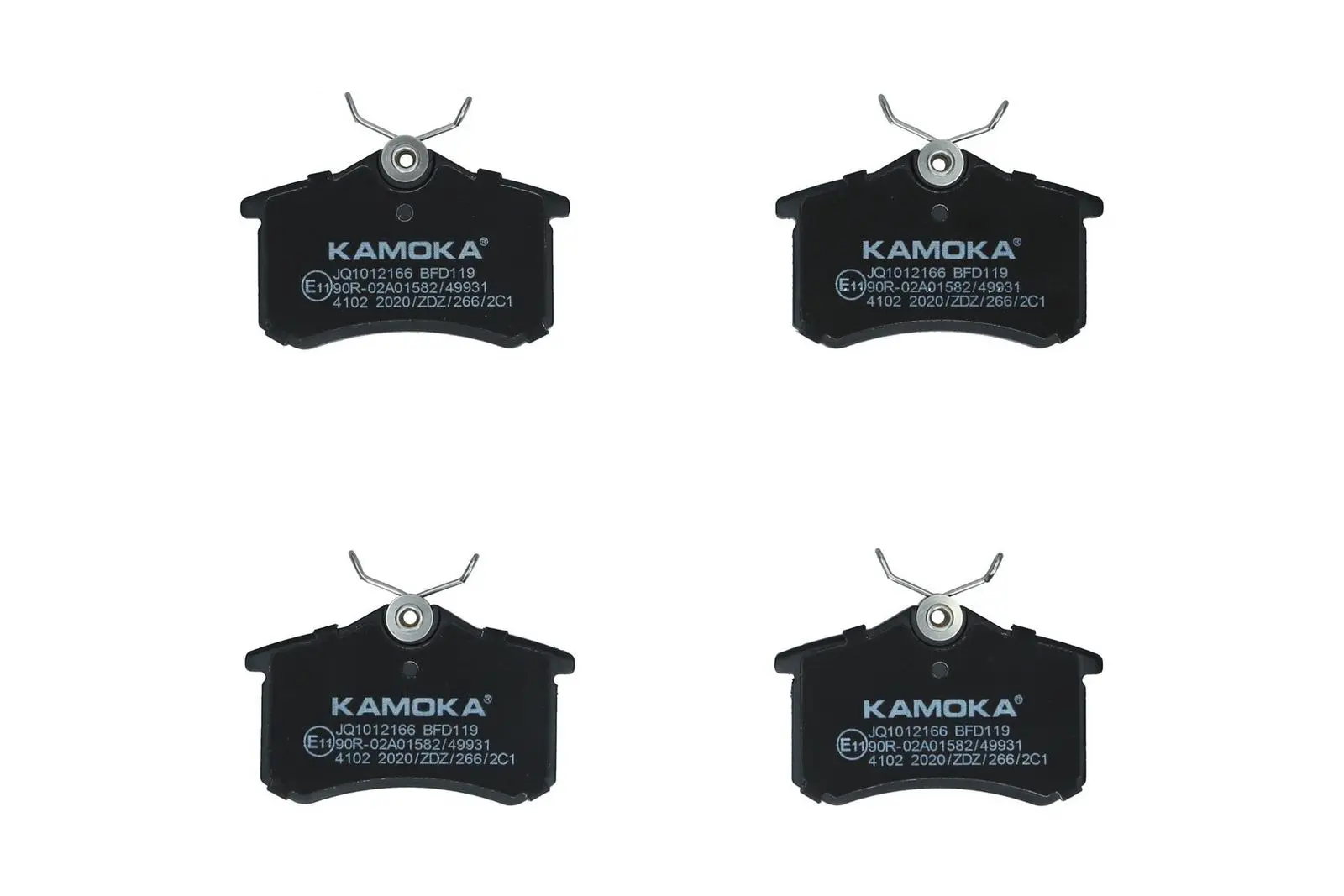 Sada brzdových destiček, kotoučová brzda KAMOKA JQ1012166
