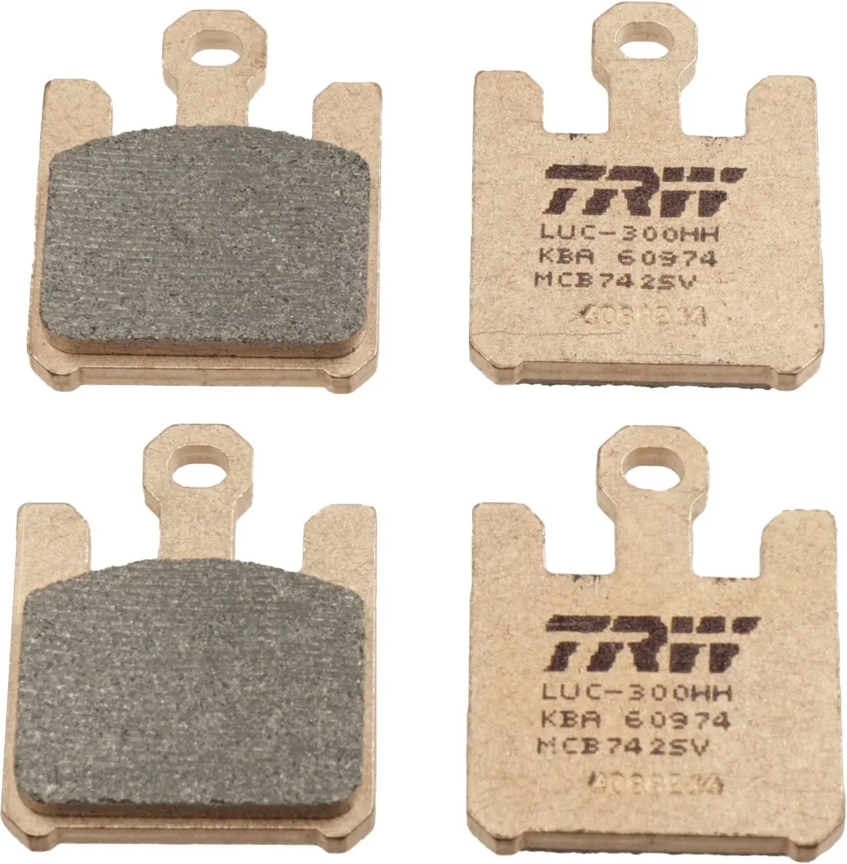 TRW ZF brzdové destičky KH369 sintrované STREET KAWASAKI ZX6RR 03-06, ZX6R 636 03-06, přední (TRW ZF brzdové destičky KH369 sintrované STREET)