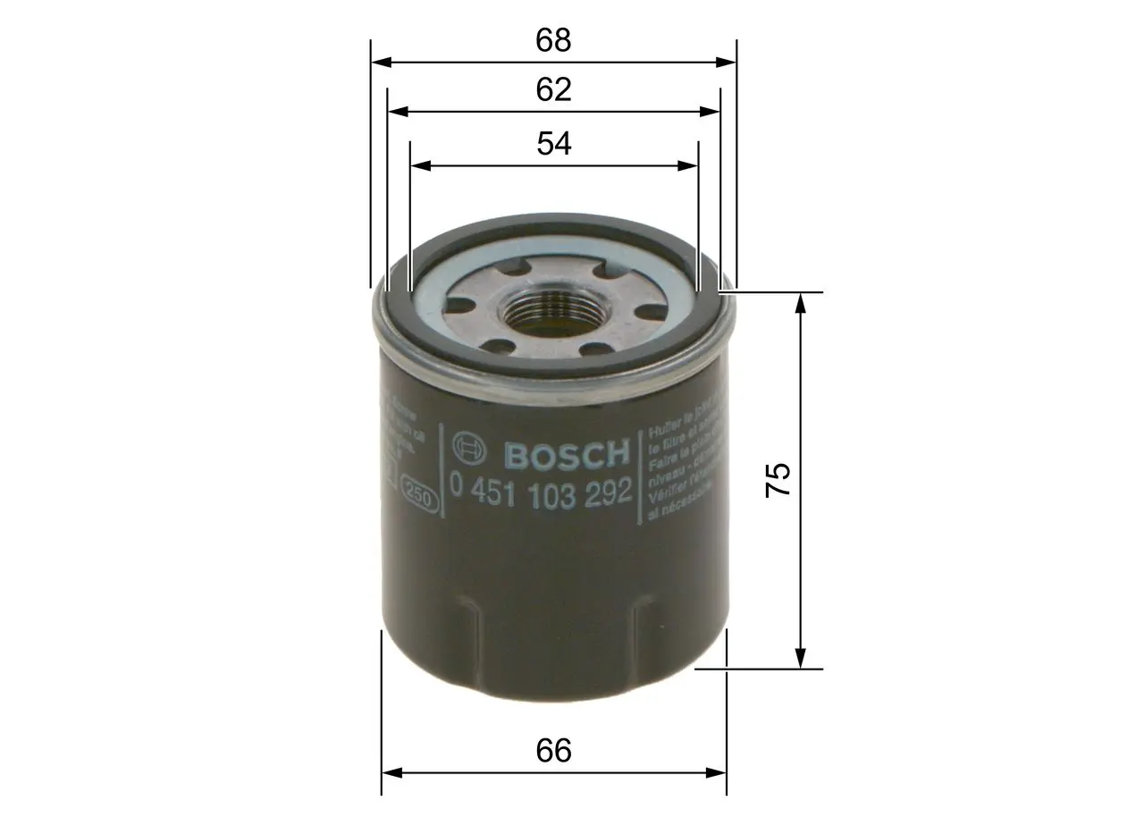 Olejový filtr BOSCH 0 451 103 292