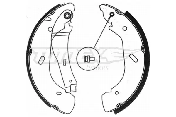 Sada brzdových čelistí TOMEX Brakes 20-95