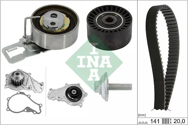 INA Vodní pumpa + sada ozubeného řemene 530069830