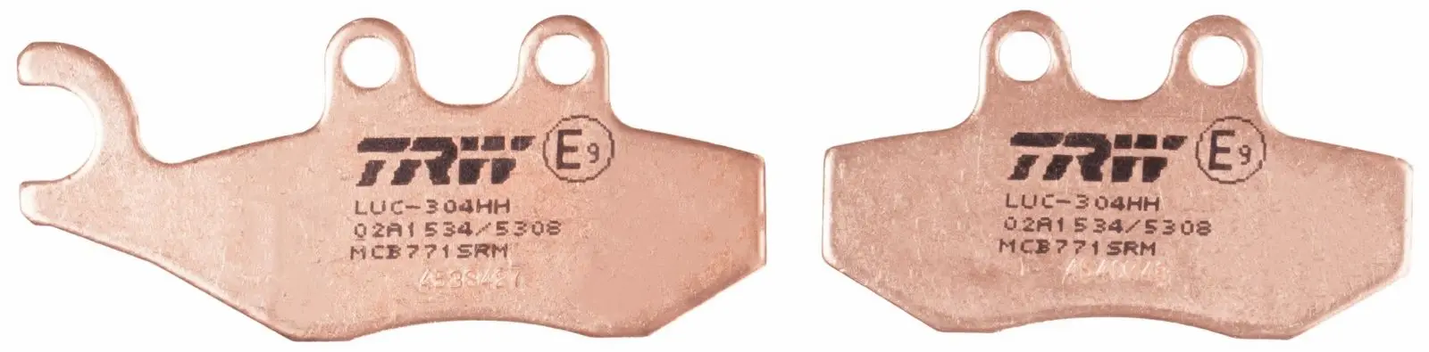 TRW ZF brzdové destičky KH418 sintrované PIAGGIO BEVERLY 125 10-, MEDELEY 125 16-, MP3 125 09-12, X7 125 08-12, XEVO 125 07-, MEDELEY 150 16-, MP3 500