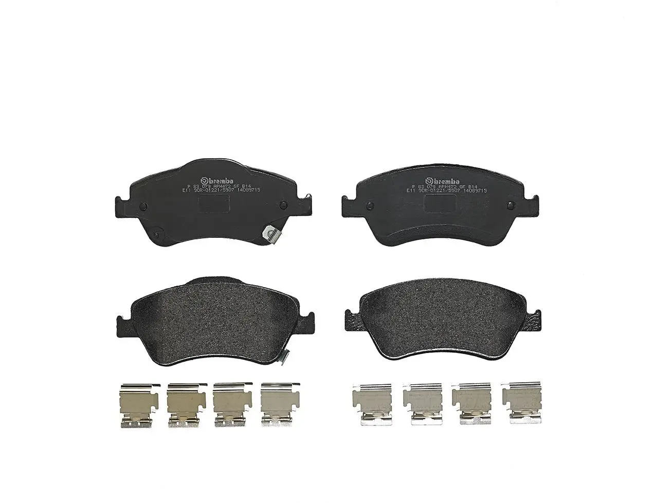 Sada brzdových destiček, kotoučová brzda BREMBO P 83 079