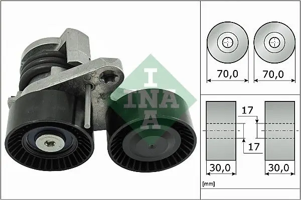 Napínák, žebrovaný klínový řemen Schaeffler INA 534 0496 10