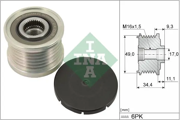 Předstihová spojka Schaeffler INA 535 0075 10