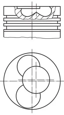 Píst MAHLE 028 21 00