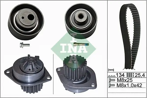 Vodní pumpa + sada ozubeného řemene Schaeffler INA 530 0055 30