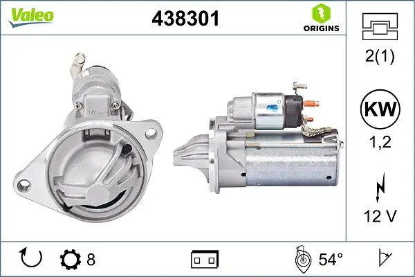 Startér VALEO 438301