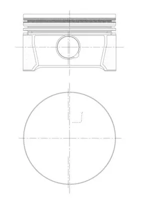 Píst MAHLE 028 PI 00126 000