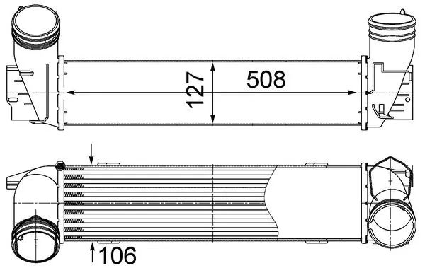 Chladič turba MAHLE CI 490 000S