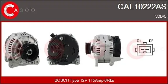 generátor CASCO CAL10222AS