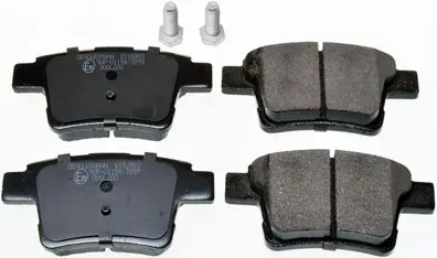 Sada brzdových destiček, kotoučová brzda DENCKERMANN B110983